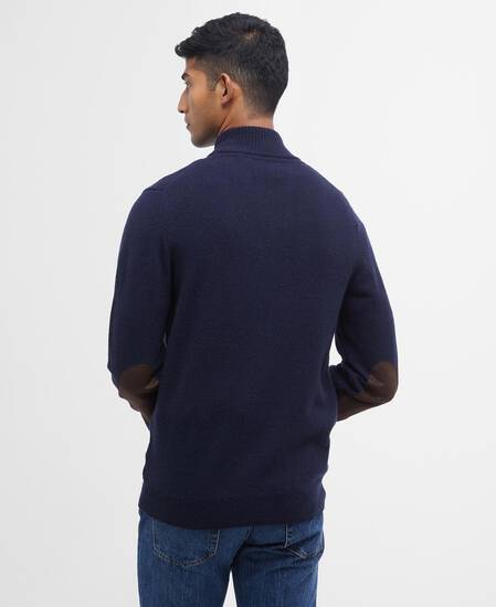 Essential Elbow-Patch Cardigan 