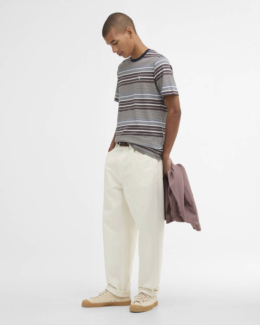 T-shirt Steelrigg con motivo a righe