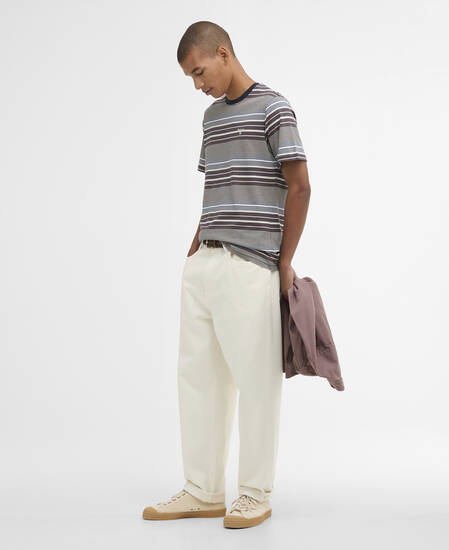 Steelrigg Stripe T-Shirt Navy