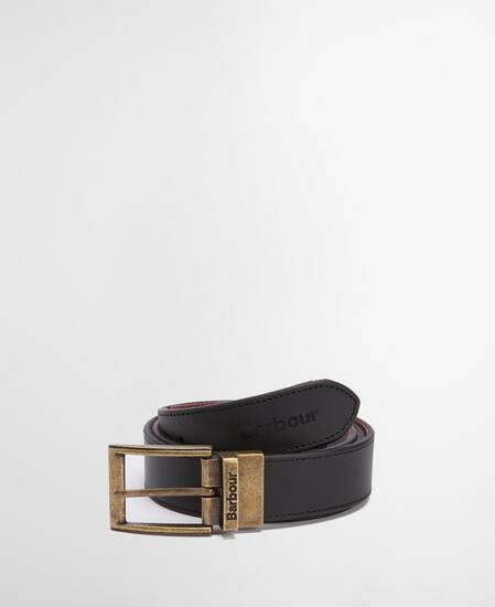 Cintura in pelle Tartan reversibile Black/Modern Tartan