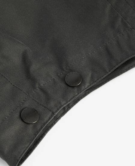 Waxed Cotton Hood Classic Grey