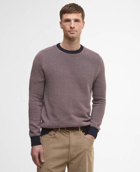 Wells Crew Neck Jumper Navy