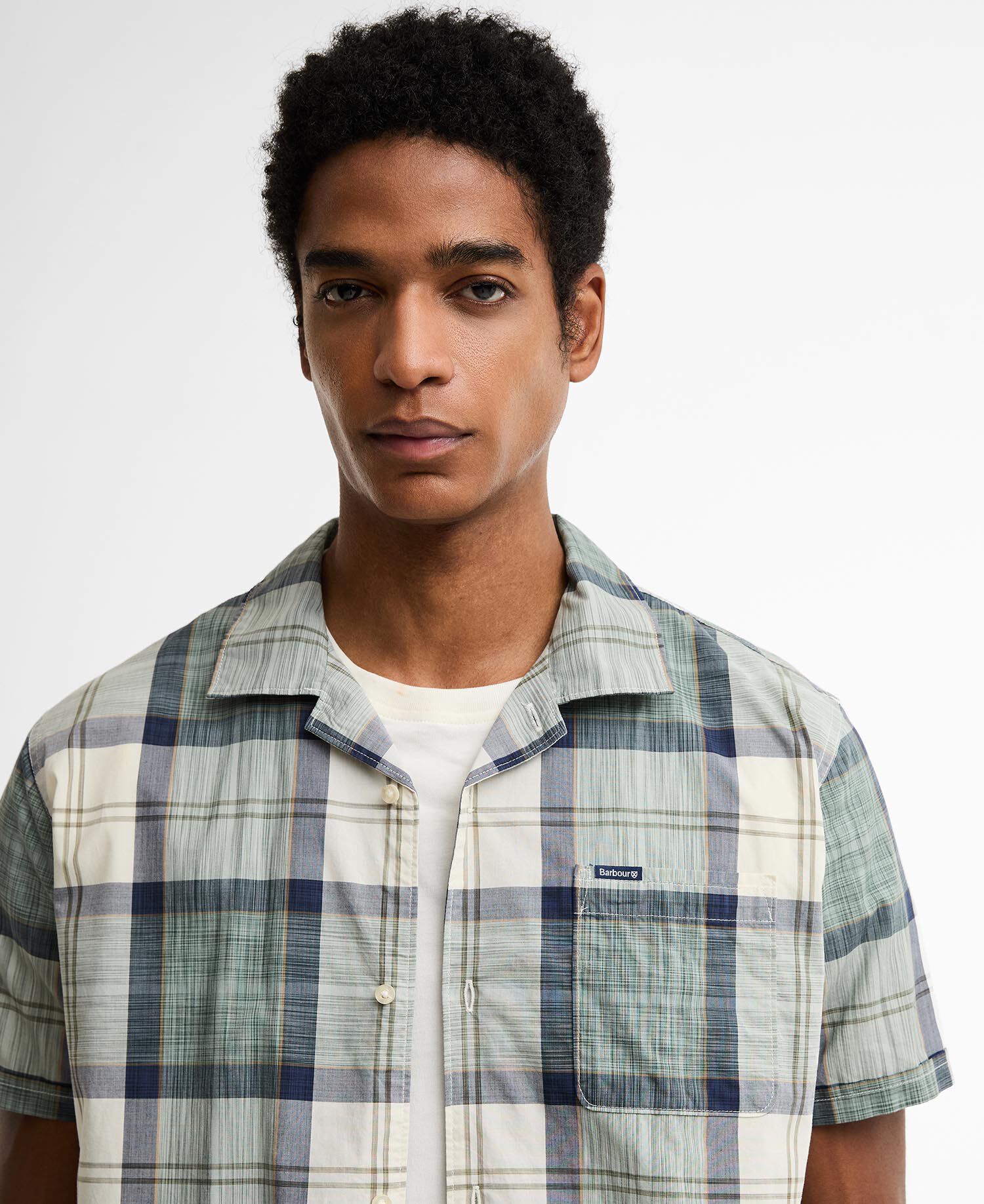 Patrick Tartan Short-Sleeved Shirt Meadow Brook Tartan