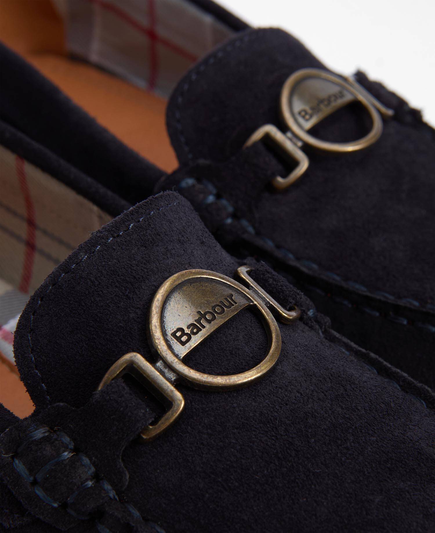 Laire Driving Shoes Navy Suede image number 2