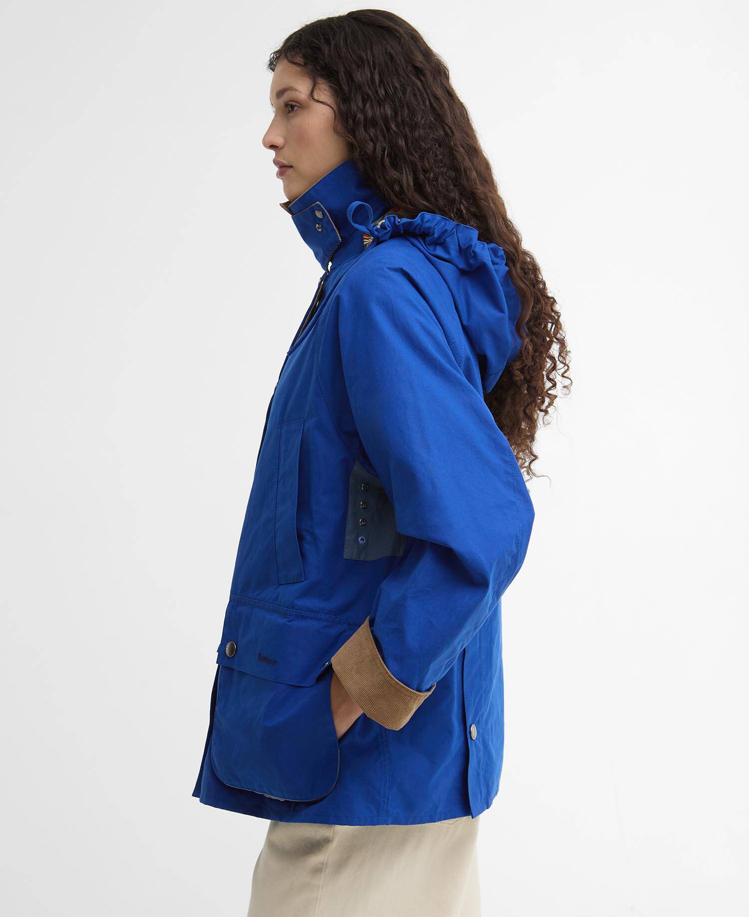 Paul Smith Loves Barbour Bedale Casual Jacket Royal/Ancient/Winterberry image number 4