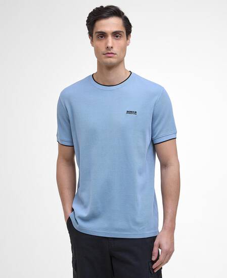 Seb Textured T-Shirt Cool Blue Seb Textured T-Shirt Cool Blue