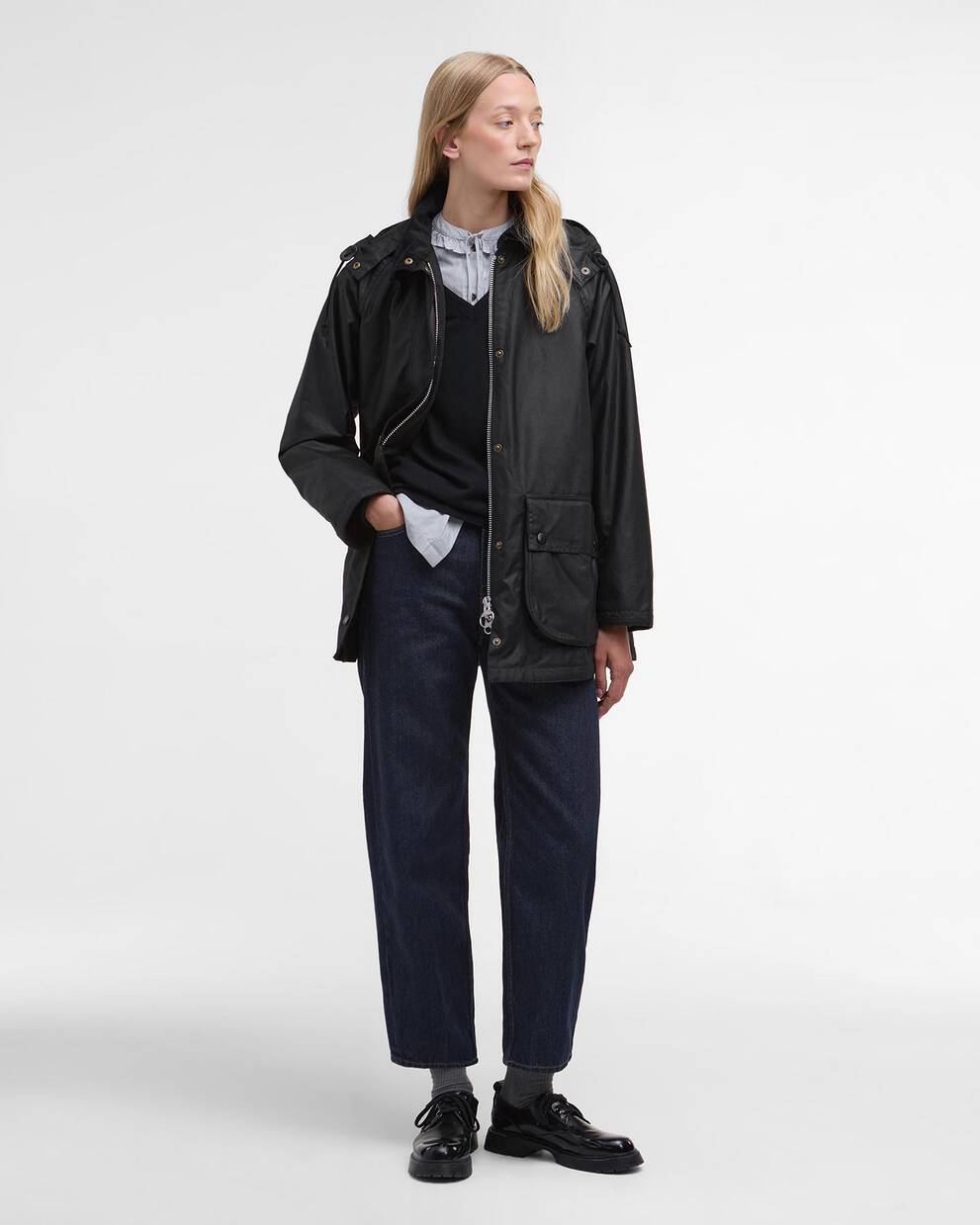 Barbour for Margaret Howell Wachsparka Damen