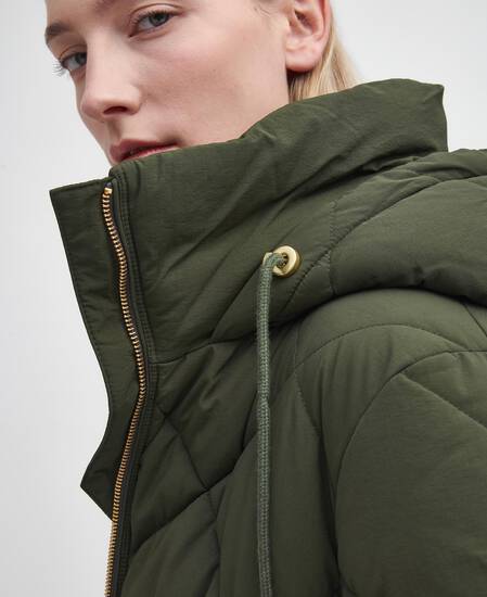 Kirkton Longline Puffer Jacket Olive-Ancient Kirkton Longline Puffer Jacket Olive-Ancient
