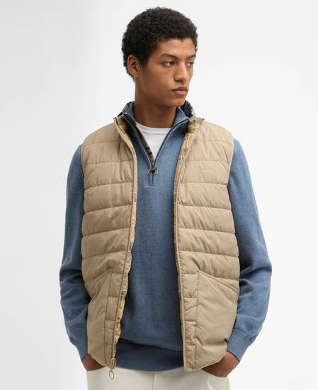 Reversible Tartan Puffer Gilet Dress Tartan