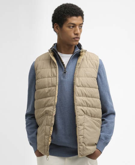 Reversible Tartan Puffer Gilet Dress Tartan