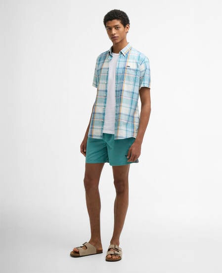 Logo Swim Shorts Light Teal