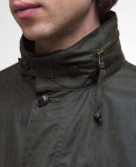 Editor Waxed Jacket Archive Olive