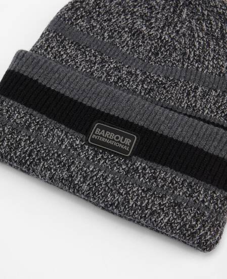 Boston Beanie & Scarf Gift Set Black/Grey