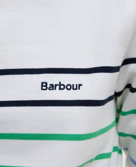 Hawkins Striped Long-Sleeved T-Shirt Cloud Stripe