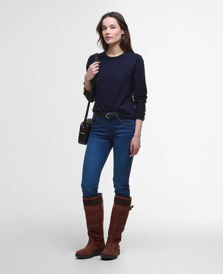 Carlby Crew Neck Jumper Navy