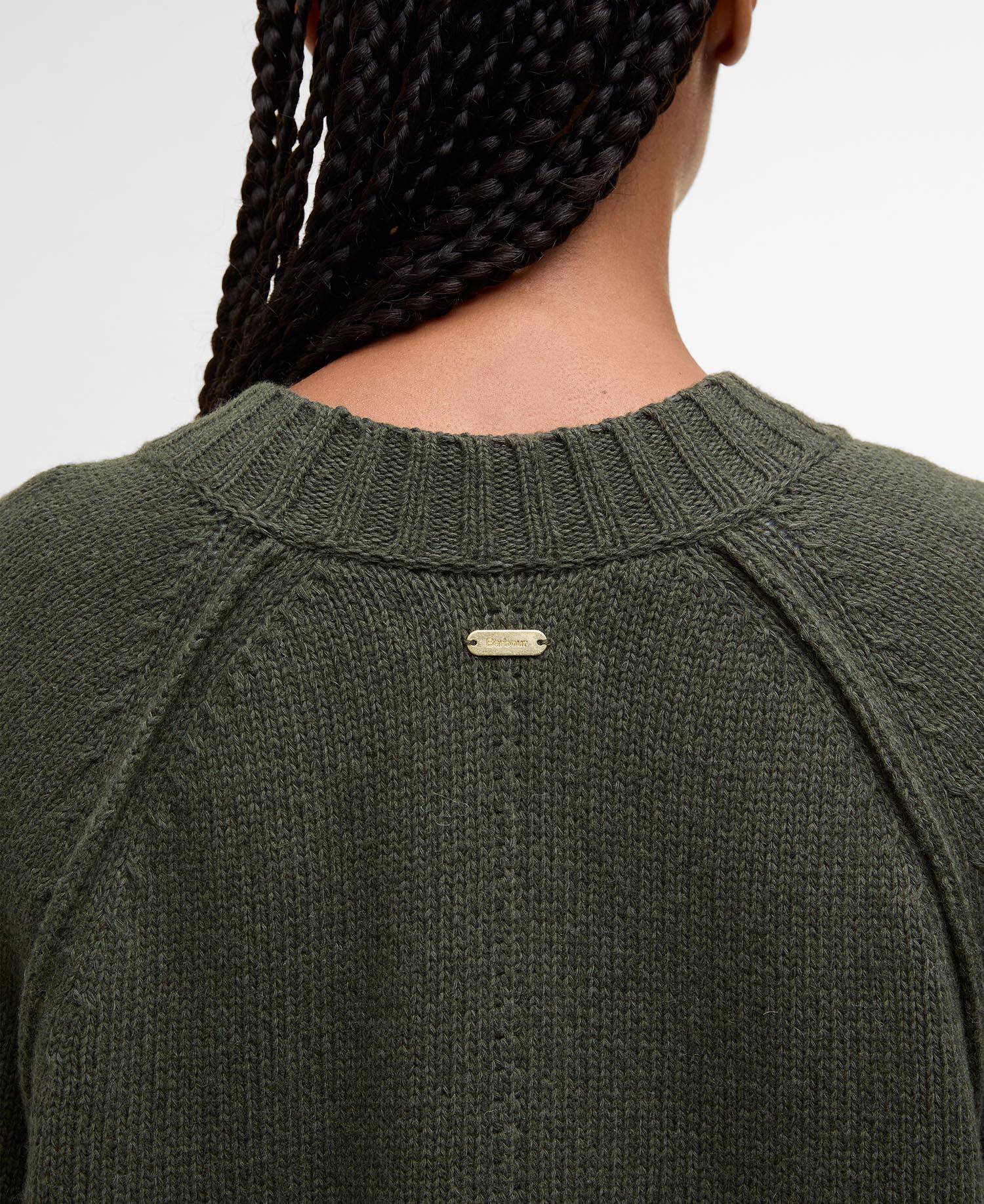 Ashdon Crew Neck Jumper Sage image number 4