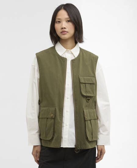 Gwen Gilet Burnt Olive/Ancient