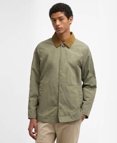 Short Rokig Showerproof Jacket Dusty Olive
