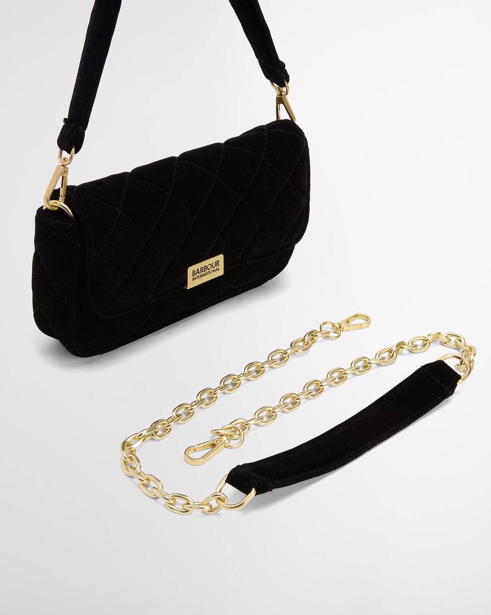 Mini borsa a tracolla trapuntata Soho