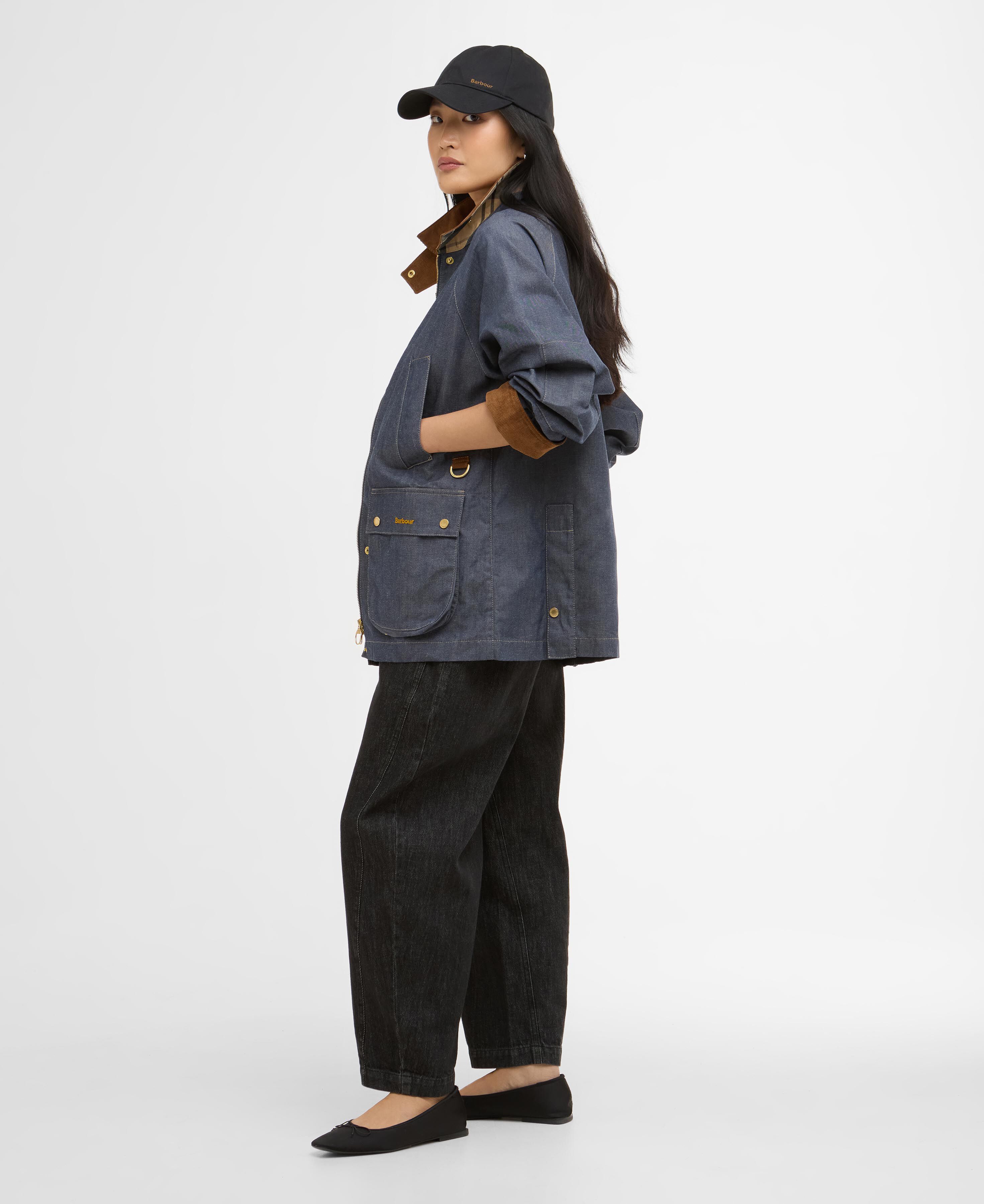 Giacca casual Asker in denim Indigo / Dress