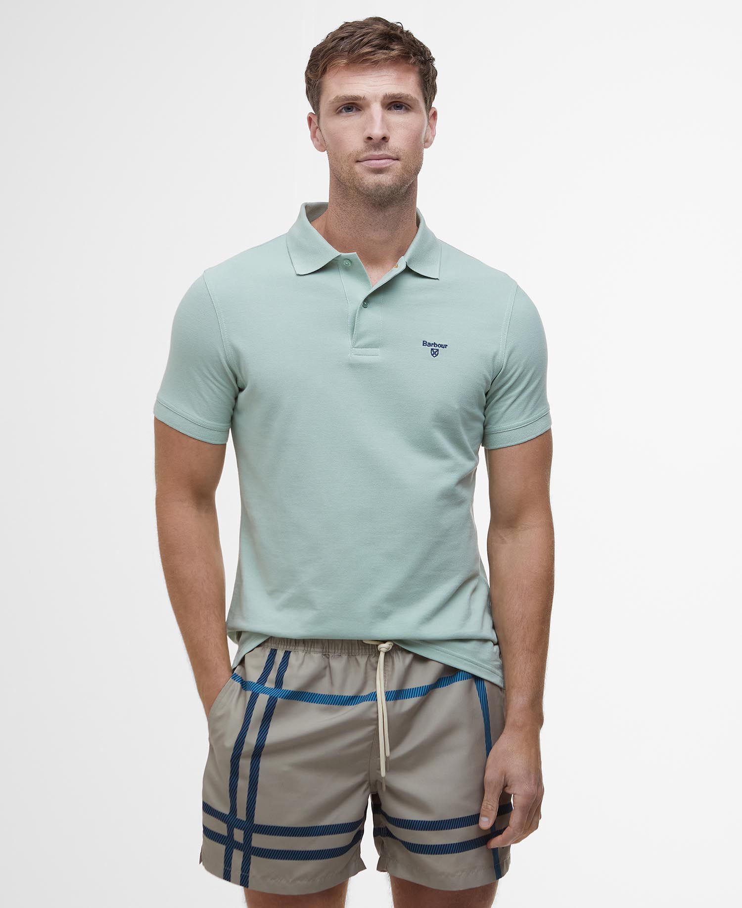 Lightweight Sports Short-Sleeved Polo Shirt Pale Apple