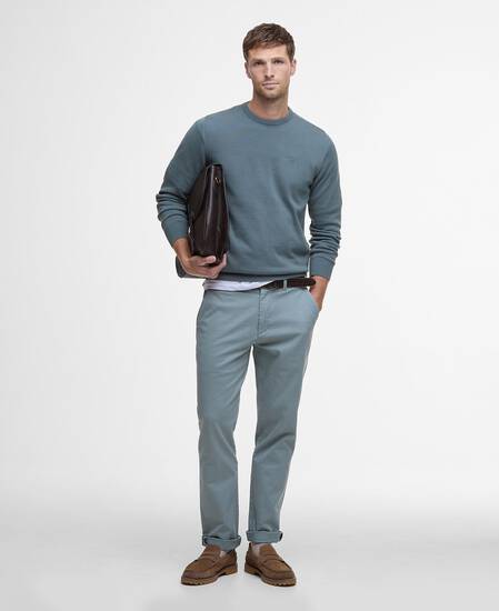 Maglione girocollo in cotone Pima 