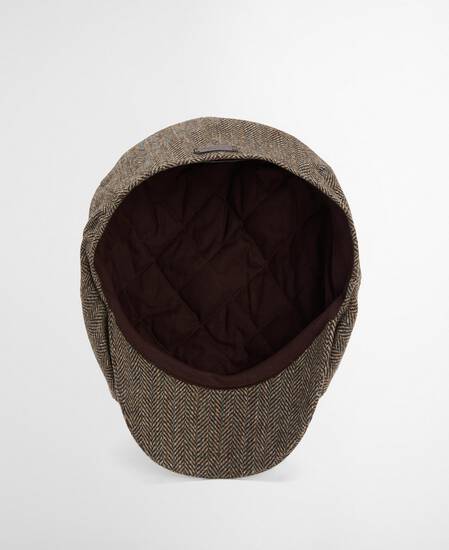 Fyne Tweed Baker Boy Cap Brown