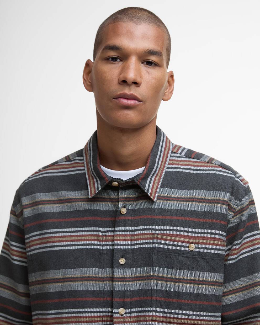 Bowscale Striped Relaxed Shirt