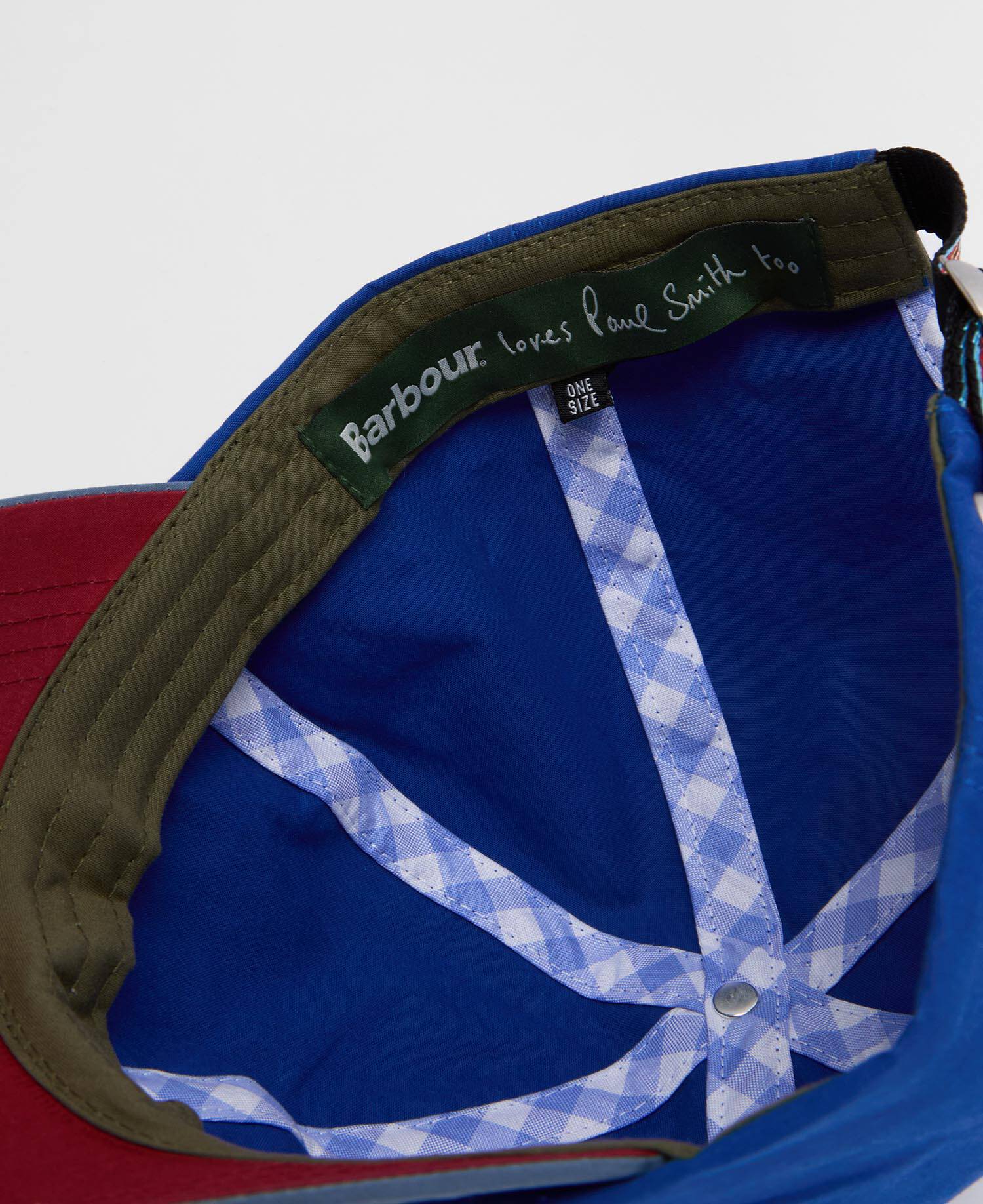 Paul Smith Loves Barbour Cap Royal Blue image number 8