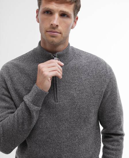 Essential Tisbury Half-Zip Jumper Classic Grey