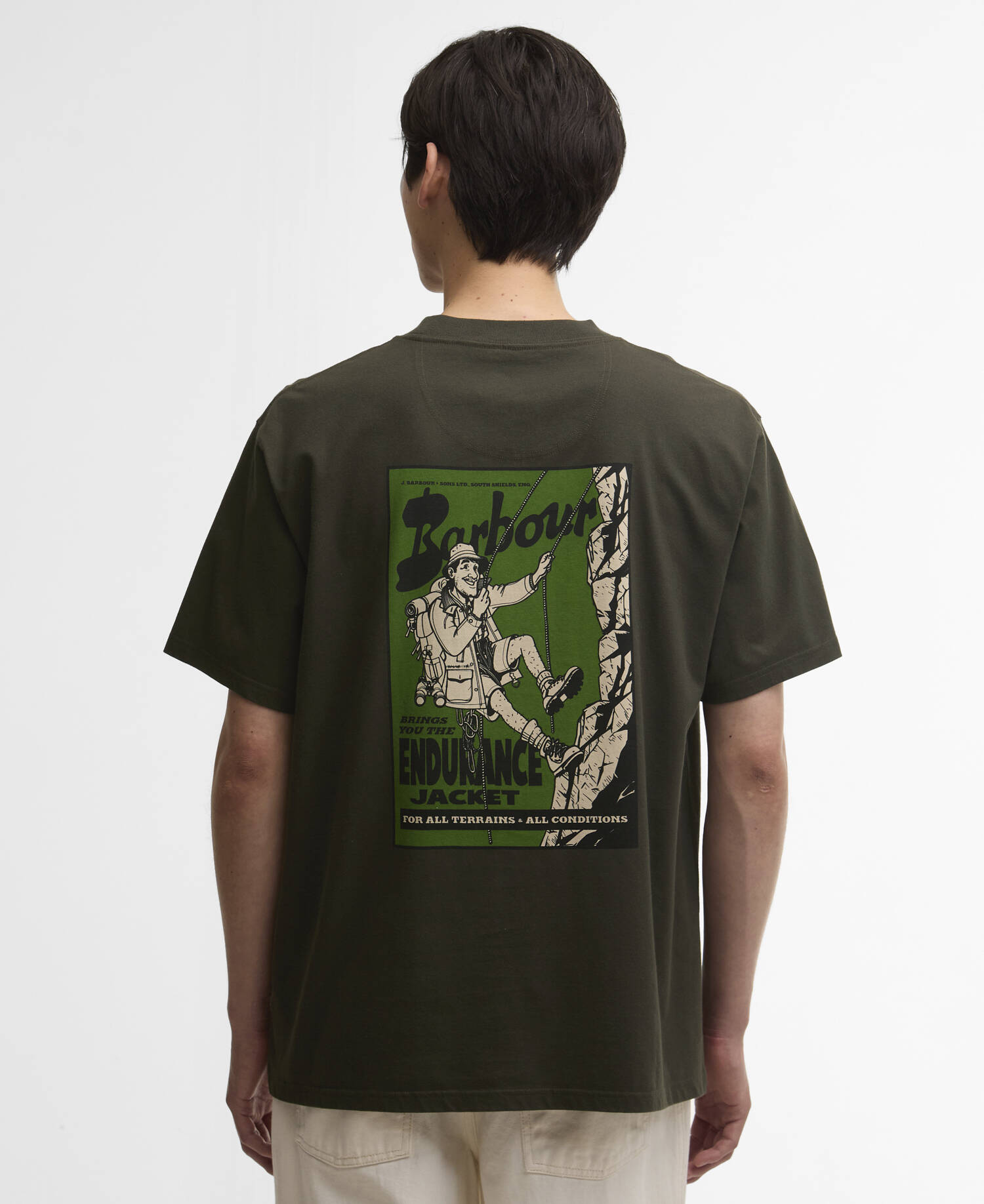 T-Shirt Terrain Oversized Graphic Archive Olive image number 2