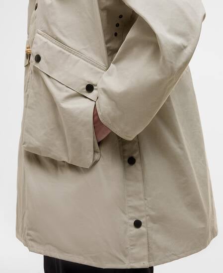 Barbour x Kaptain Sunshine Oversized Bedale Casual Field Coat Clay