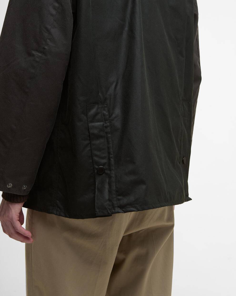 Patchwork Oversized Bedale Waxed Jacket