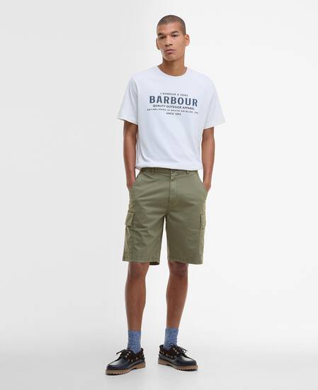 Twill Cargo Shorts Light Moss Twill Cargo Shorts Light Moss