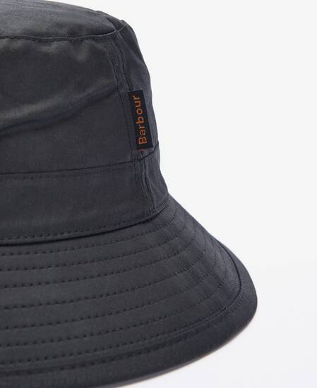 Waxed Bucket Hat Classic Black