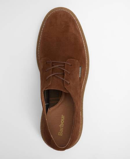 Harefield Derby Shoe Toffee Suede