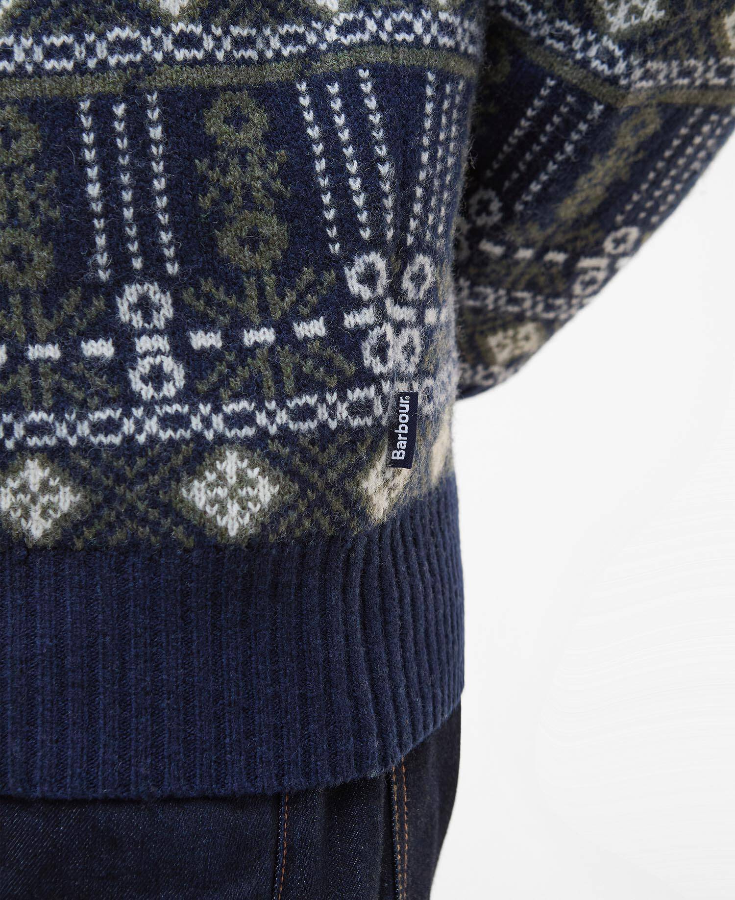 Grangetown Fair Isle Crew Neck Jumper image number 4