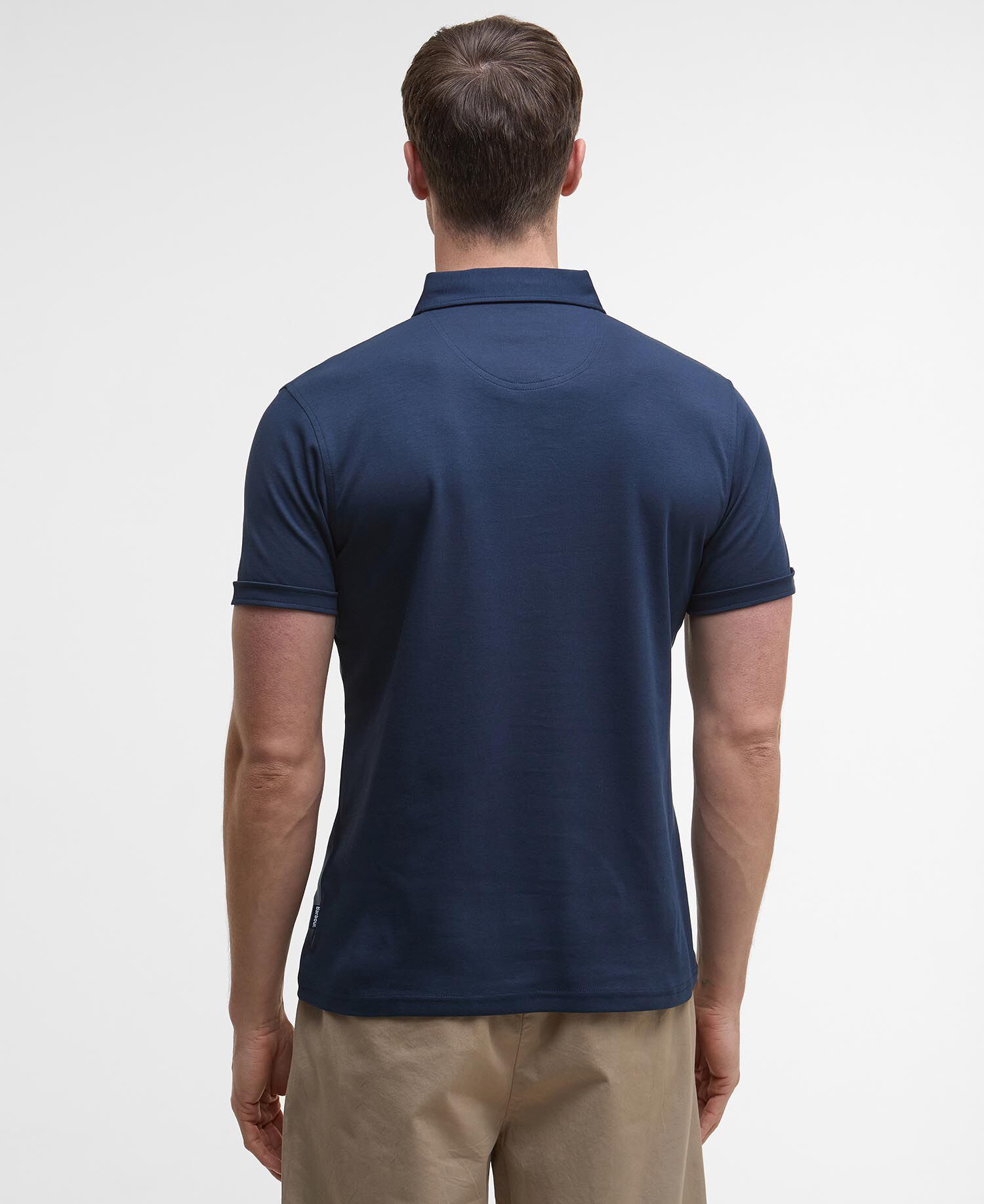 Corpatch Tailored Short-Sleeved Polo Shirt Navy