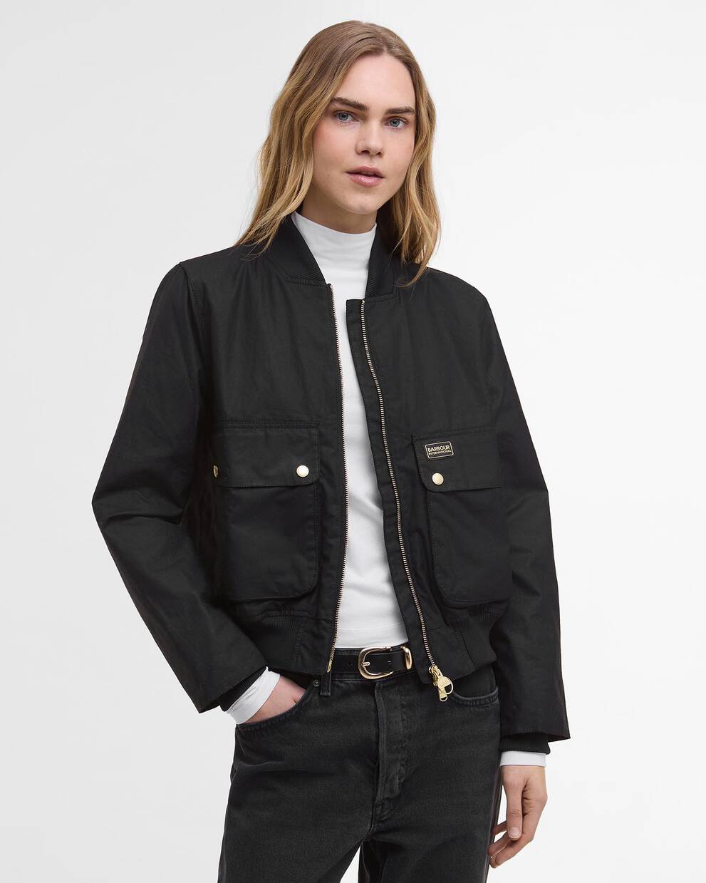 Patsy Waxed Bomber Jacket