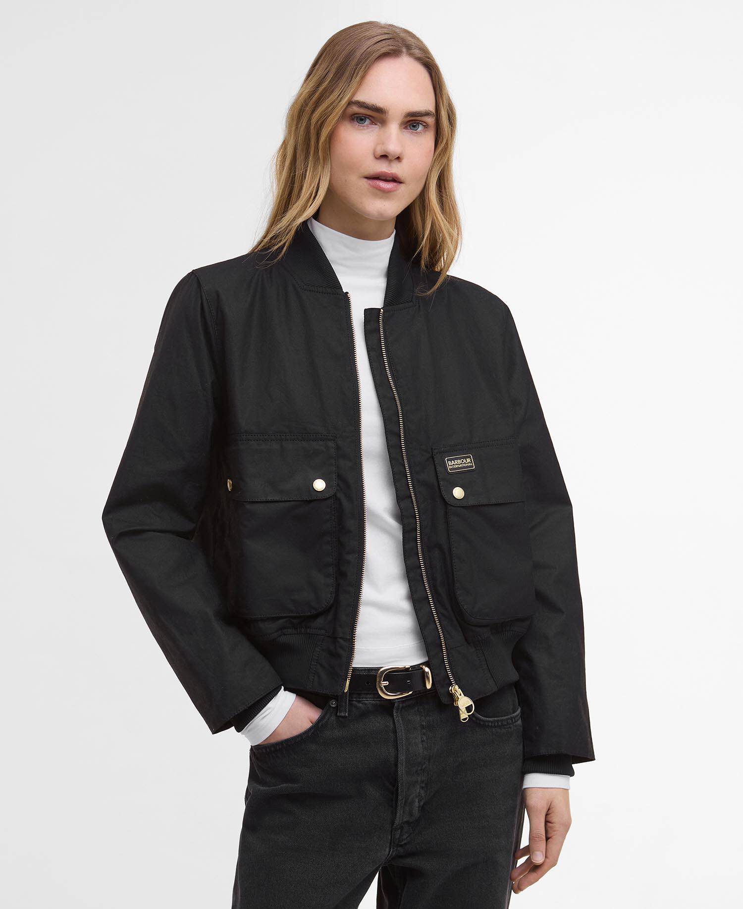 Patsy Waxed Bomber Jacket image number 0