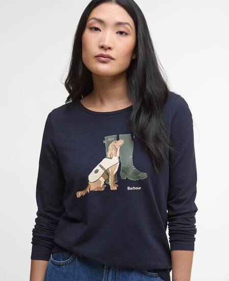 Hedley Long-Sleeved T-Shirt Navy