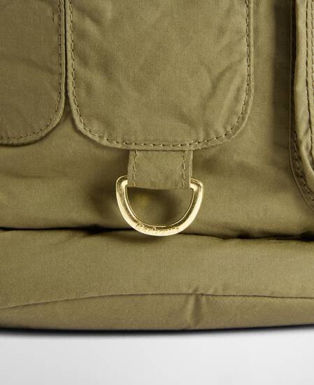 Borsa tote con coulisse Mia Dusky Green