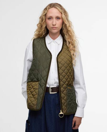 Gilet Heslerton Golden Olive/Olive/Ancient Tartan