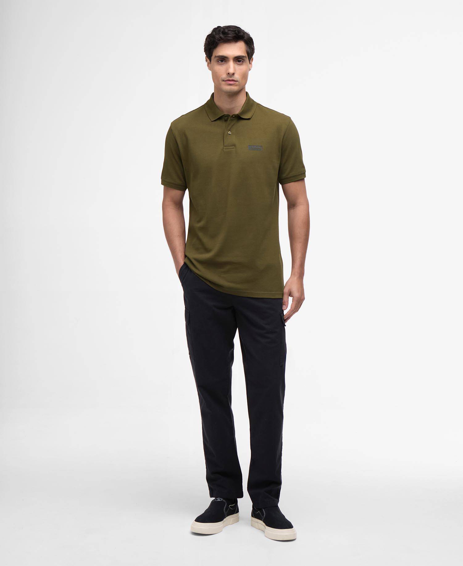 Essential Polo Shirt Light Sage image number 1