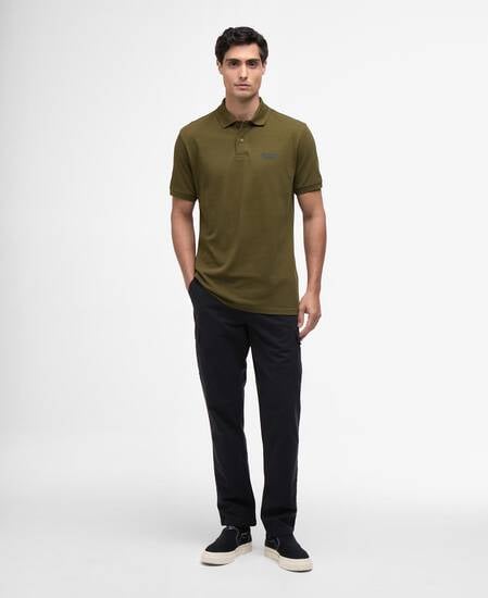 Essential Polo Shirt Light Sage