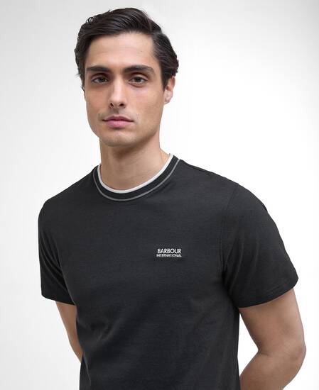 Buxton Tipped T-Shirt Black