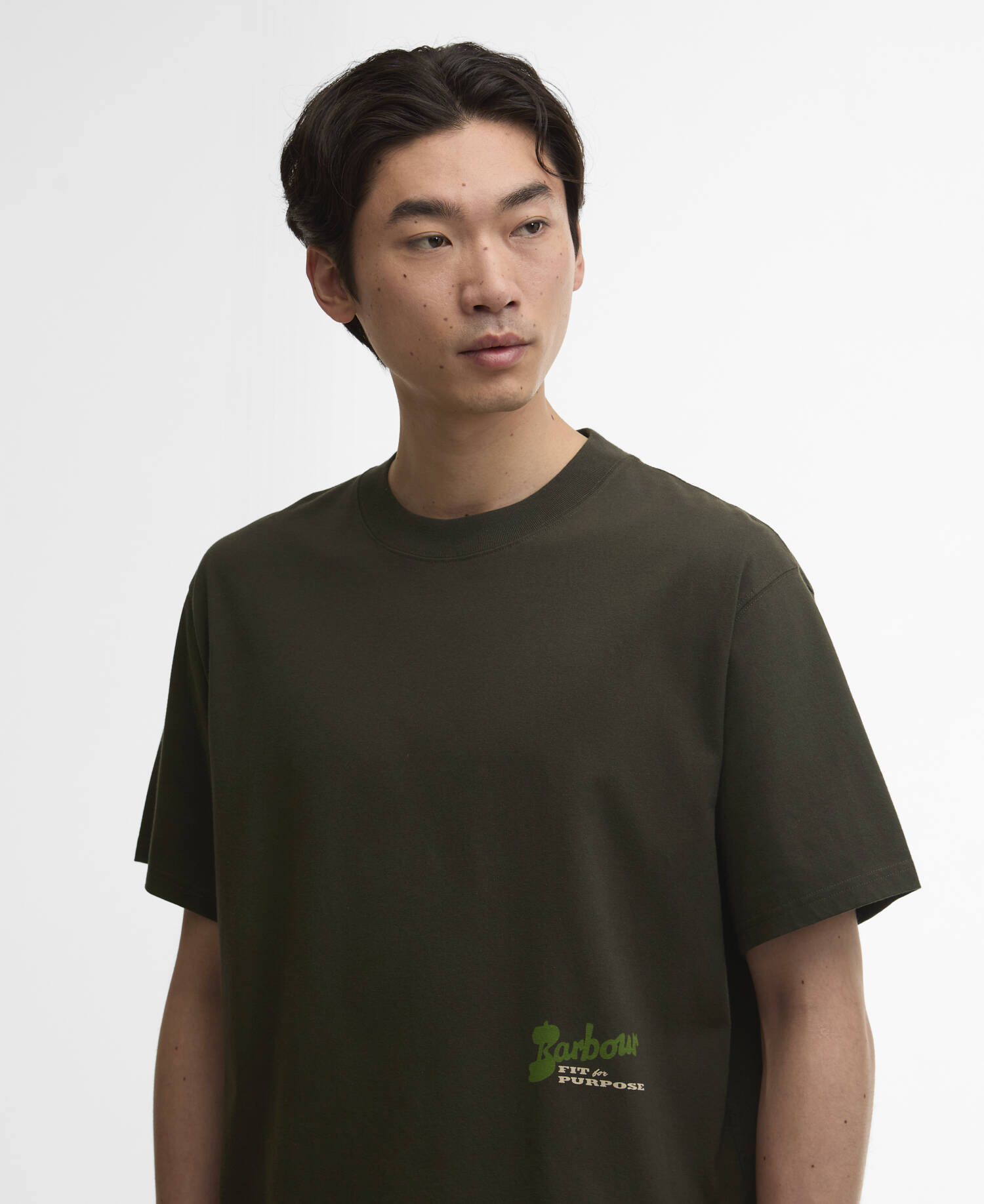 T-Shirt Terrain Oversized Graphic Archive Olive image number 4