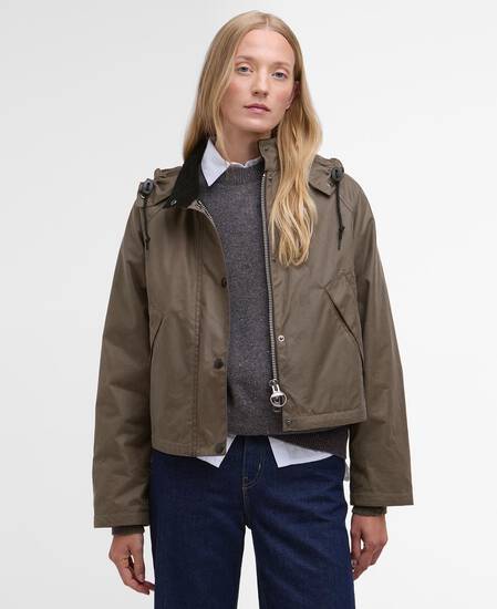 Giacca cerata Transport da donna Barbour x Margaret Howell Kelp
