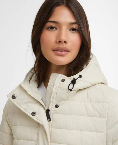 Jada Puffer Jacket Bone White