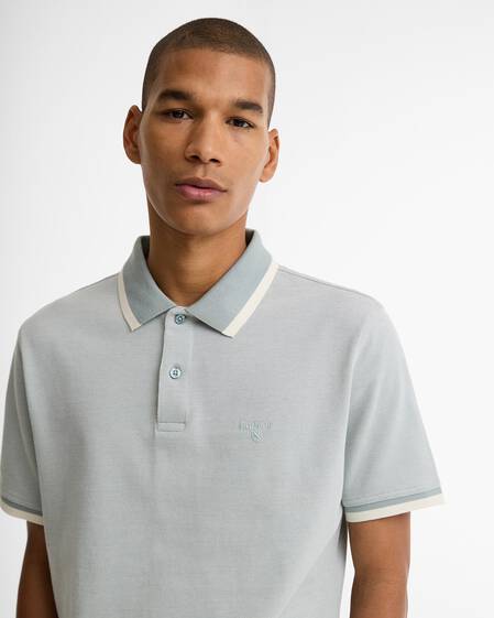 Barnard Short-Sleeved Polo Shirt Dusty Slate